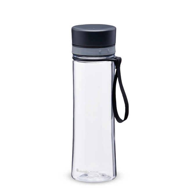 Aveo Water Bottle 0.6L Clear Grey