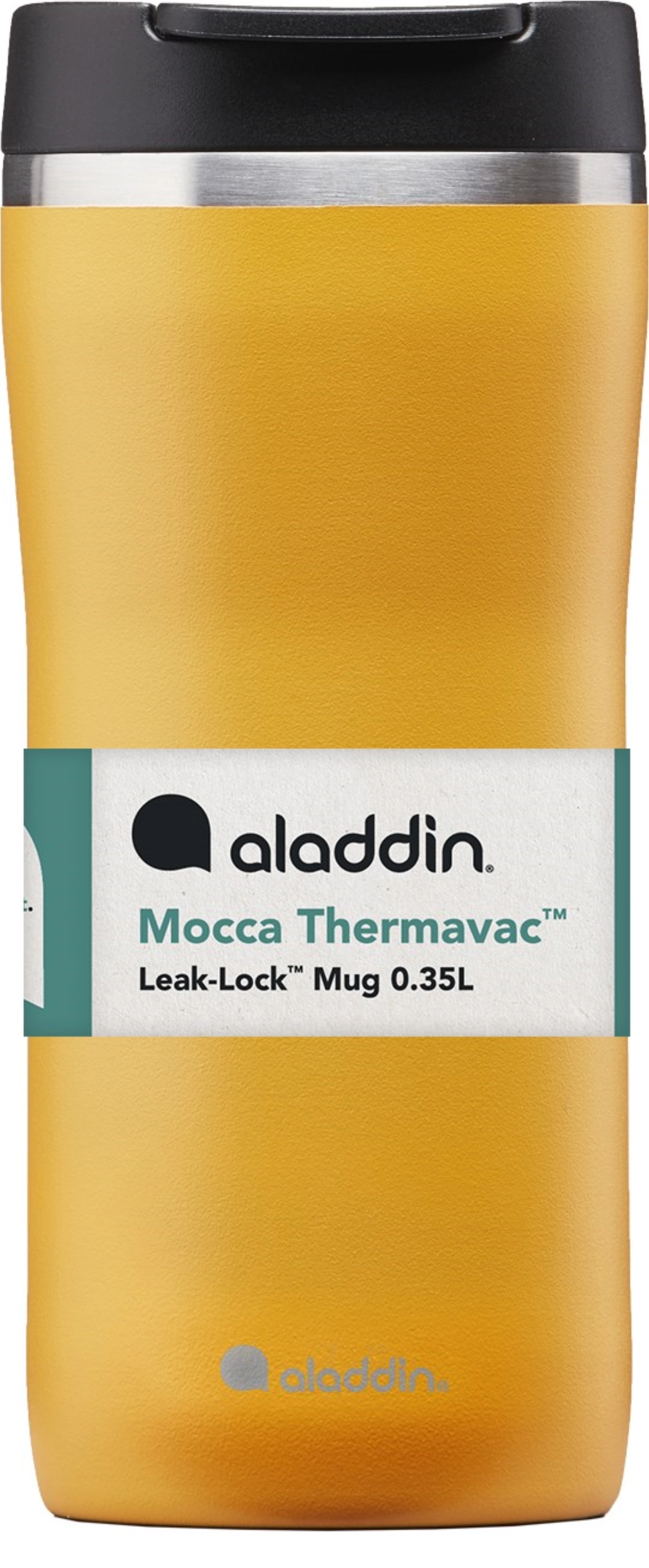 Mocca Thermavac Leak-Lock Stain. St. Mug 0.35L Sun Yellow