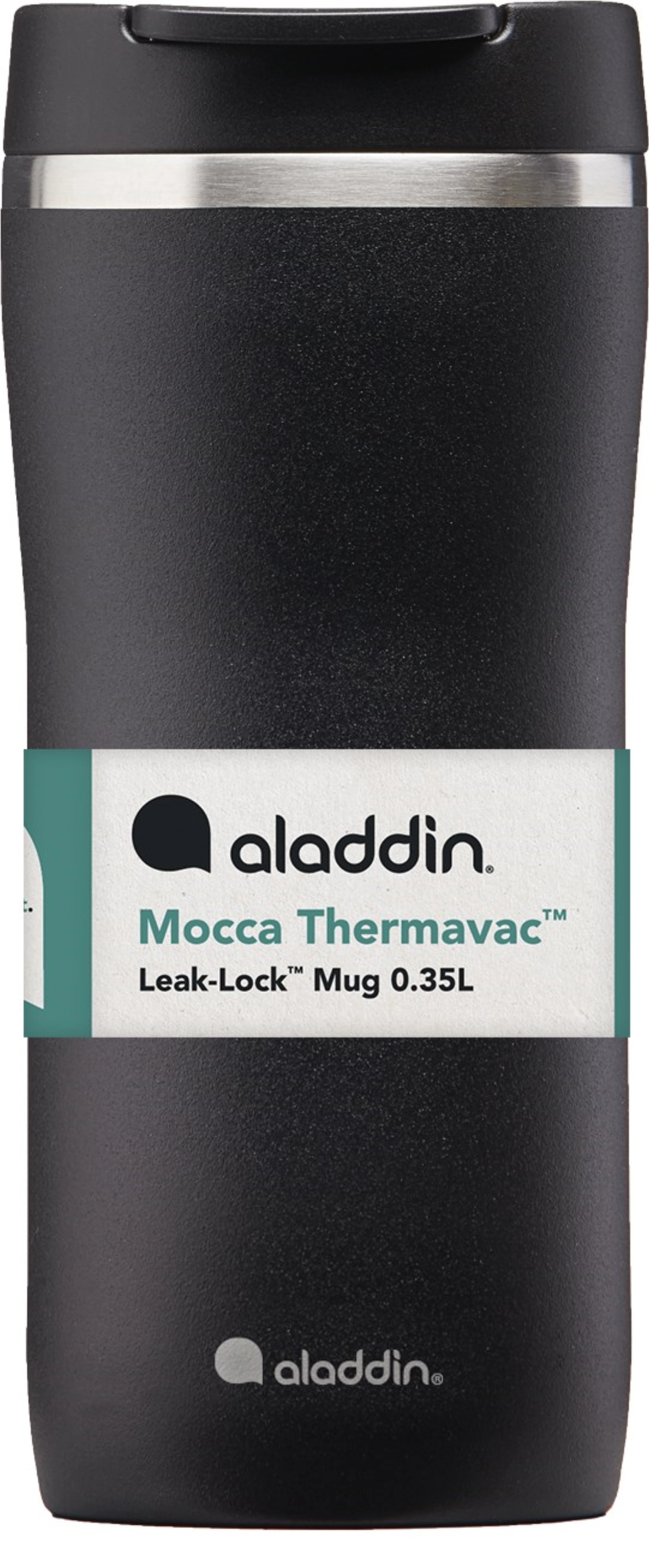 Mocca Thermavac Leak-Lock Stain. St. Mug 0.35L Lava Black