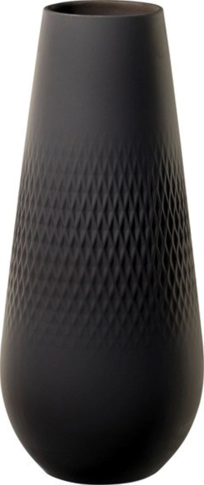 Manufacture Collier noir Vase Carré hoch 11.5x11.5x26cm1.62l