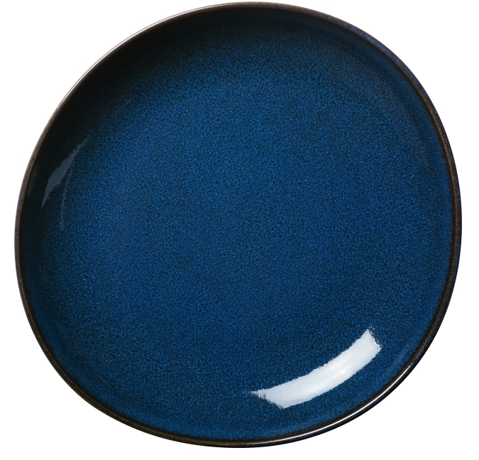 Lave bleu Schale flach 28x27x4.3cm