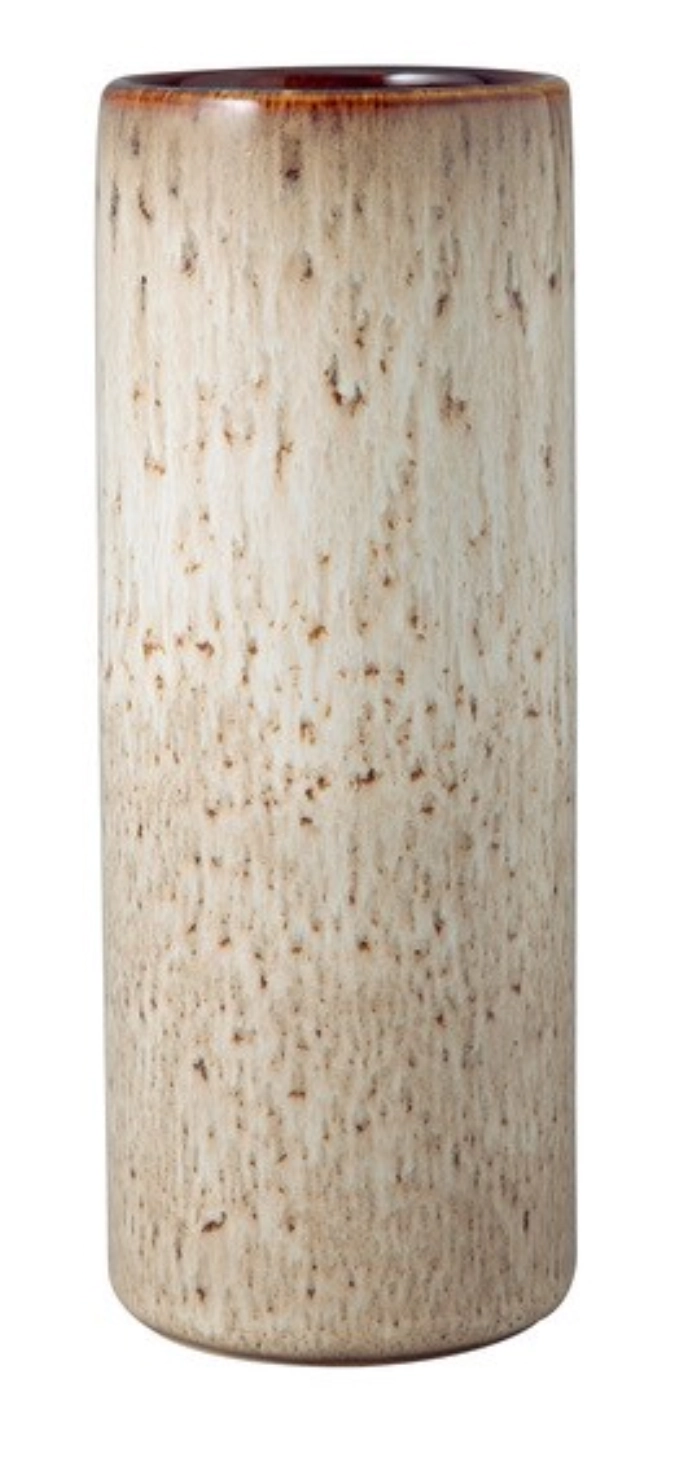Lave Home Vase Cylinder beige klein 7.7x7.7x2cm 0.57lt