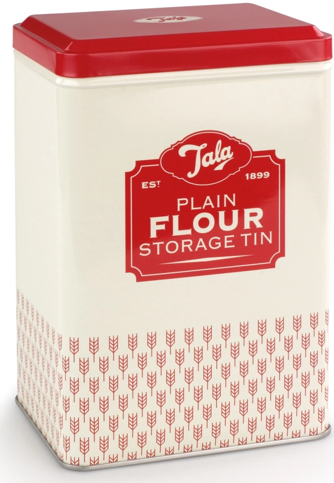 Aufbewahrungsdose Plain Flour, rot, 9.2x18.6x12.1cm