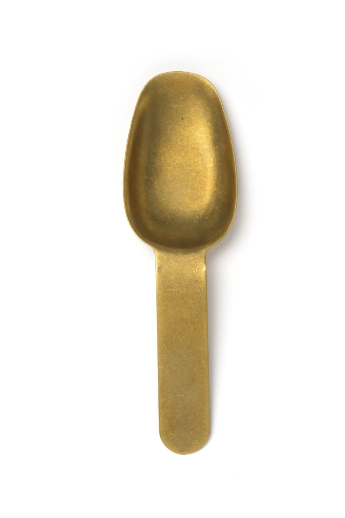 Les Essences Probierlöffel mit Griff, 12cm, Vintage gold