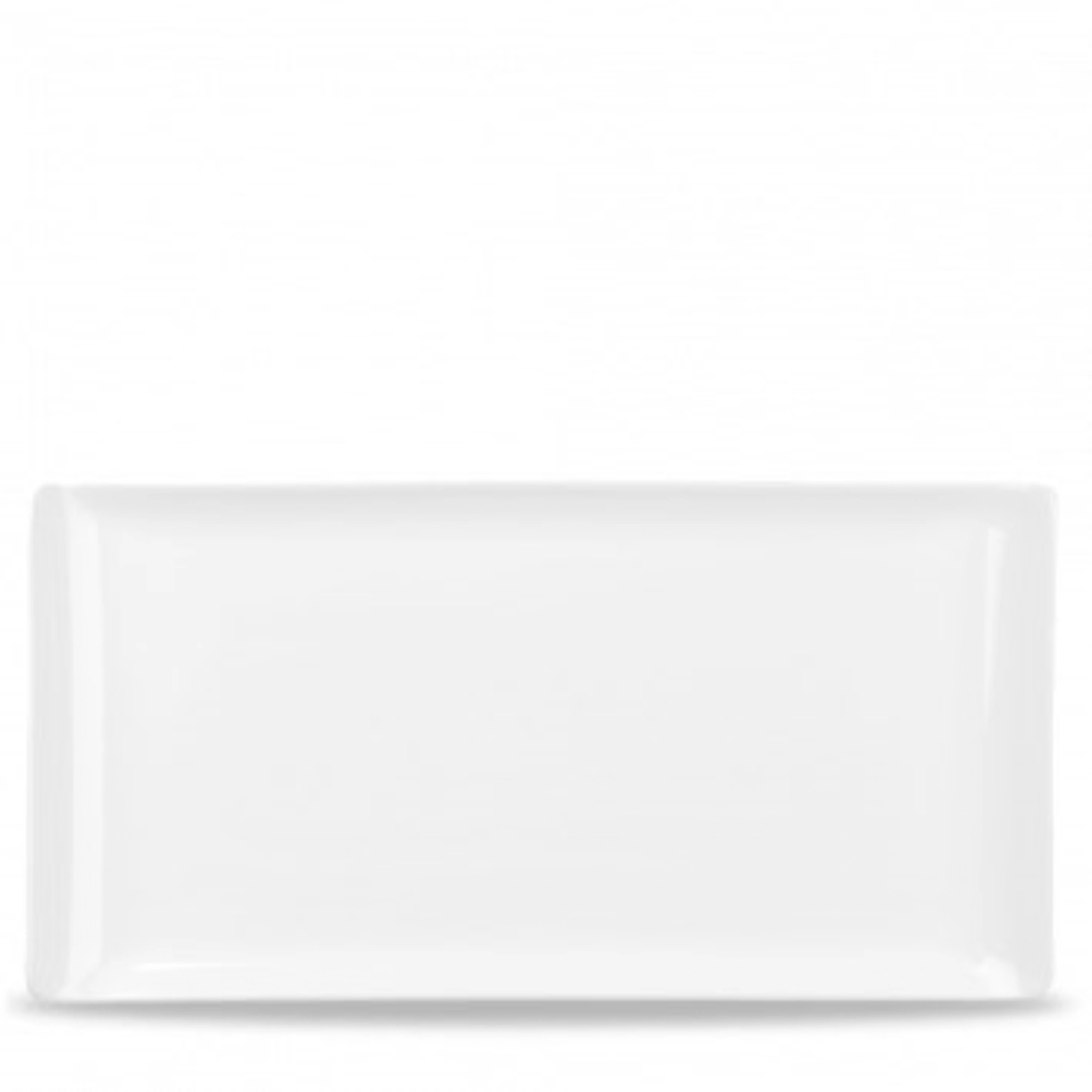 Alchmey Melamine White Buffet Tablett Rechteck 56x15.3cm