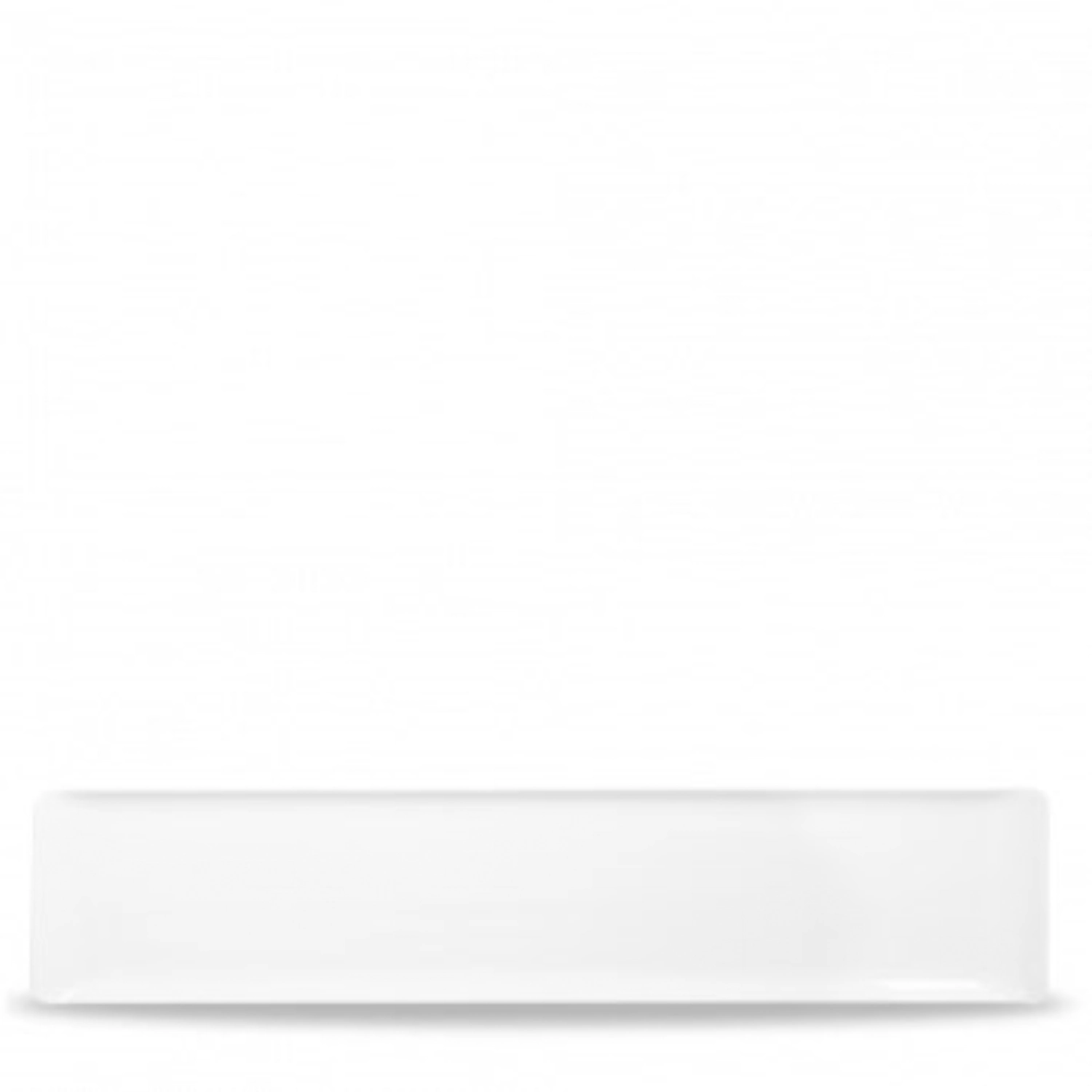 Alchmey Melamine White Buffet Tablett Rechteck 46x10cm