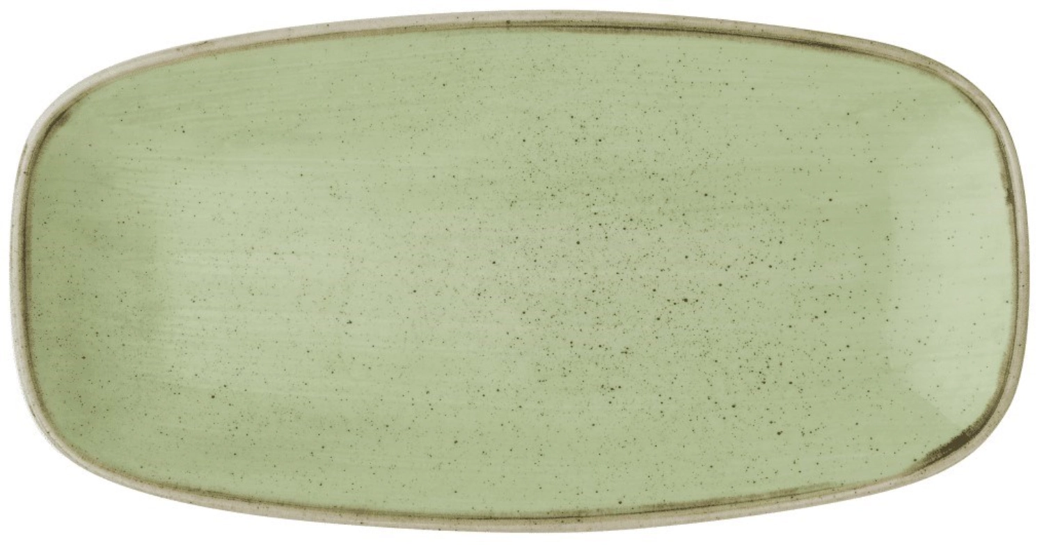 Stonecast Sage Green Chefs Oblong Platte 29.8x15.3cm