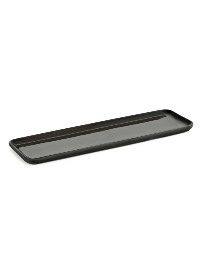 B. Lejoly Tablett rechteckig Cose L 29.2x9.8x1.2cm Dark Grey
