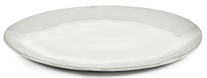 La Mère Teller oval 37.5x27.5x2 cm Off White