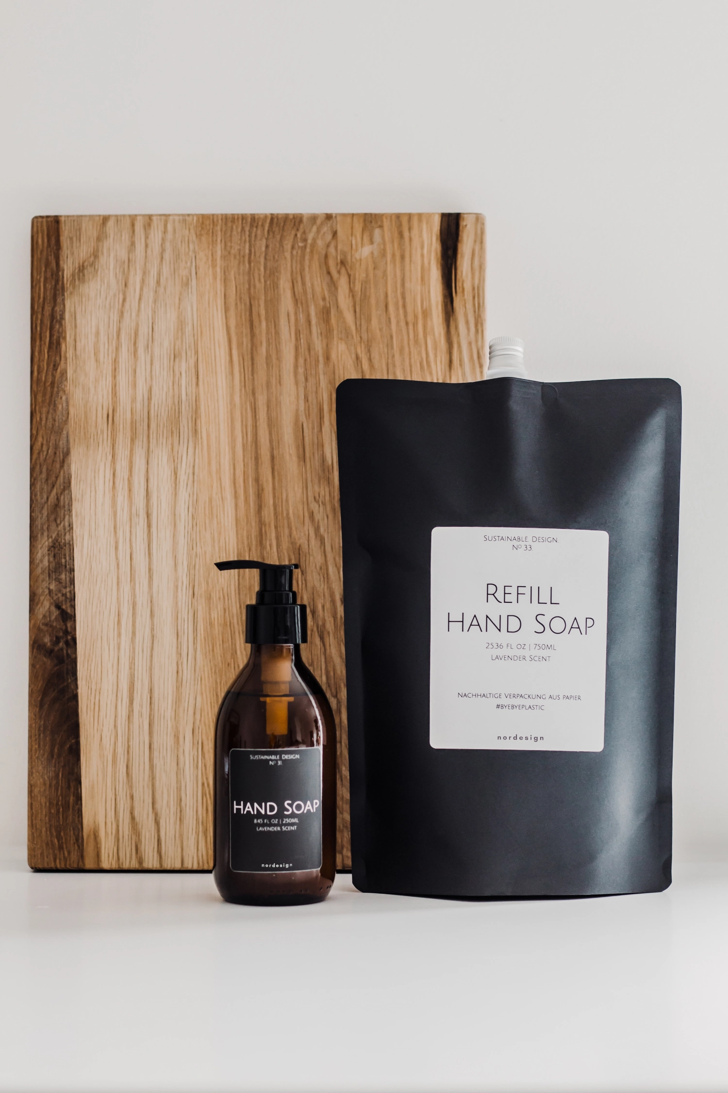 Hand Soap Handseife Lavendelaroma 250ml, schwarz
