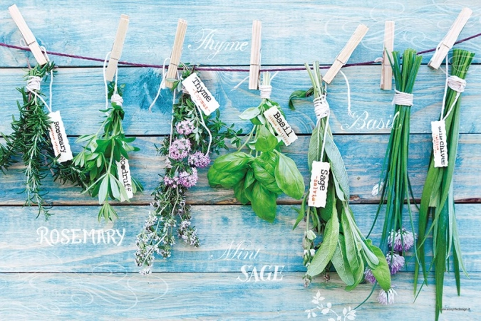 Hanging Herbs Tischset 45x30cm