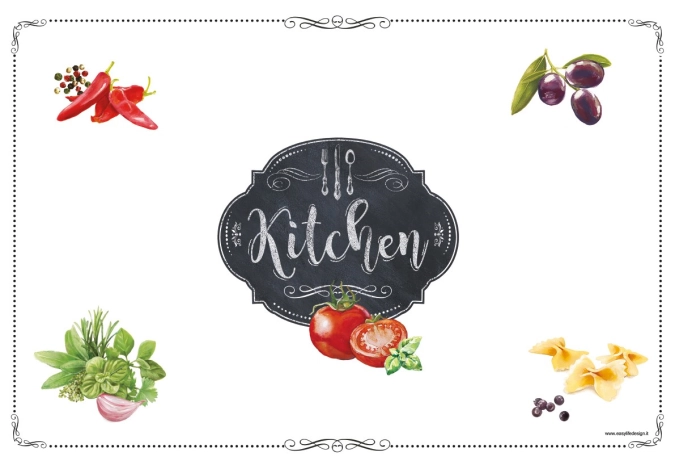 Kitchen Basics Tischset, 45x30cm