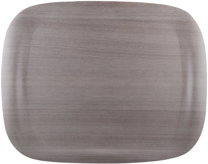 Tablett Wave Art Grey Wood 32x21cm