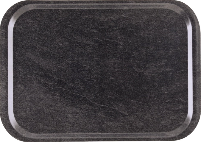 Tablett Fast Food Dark Marble 37.5x26.5cm