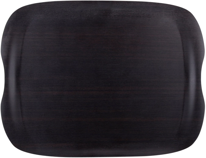 Tablett Earth Wave Dark Wood 42x32cm