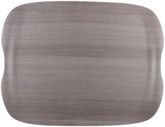 Tablett Earth Wave Grey Wood 42x32cm
