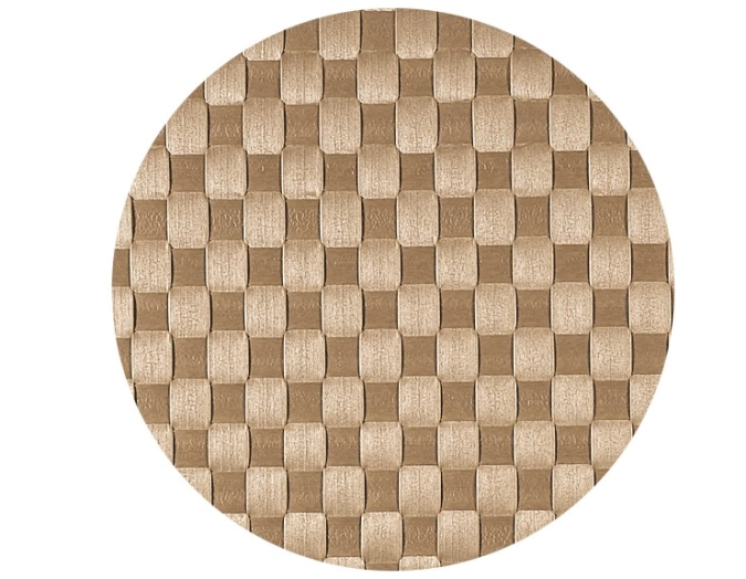 PP-Tischset gewebt, rund, beige, D36 cm