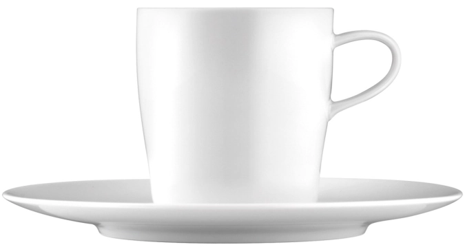 Auréole Kaffeetasse mit Untertasse weiss, 0.20 lt.