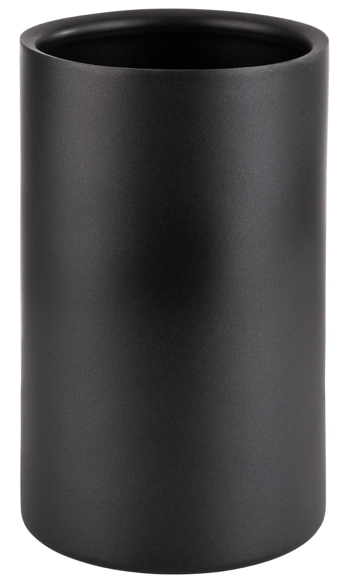 Flaschenkühler doppelwandig, D12cm, H20cm, schwarz