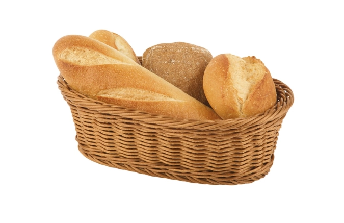 Brot und Obstkorb oval, ca.27x18cm, H8.5cm