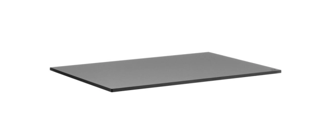 Buffetplatte Schichtstoff, schwarz, 49x33x0,8cm