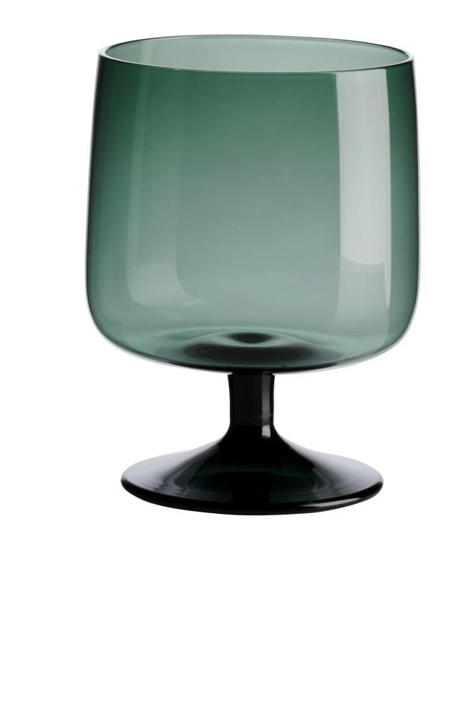 Sarabi Stielglas H10.5cm 0.2l grün