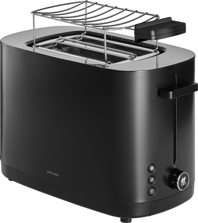 Enfinigy Toaster 2 mit Brötchenaufsatz schwarz