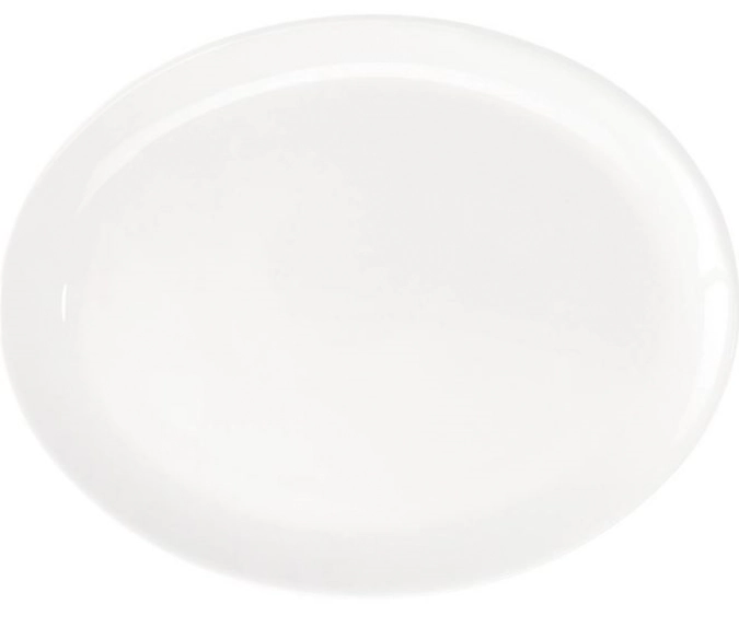 Platte oval flach À Table