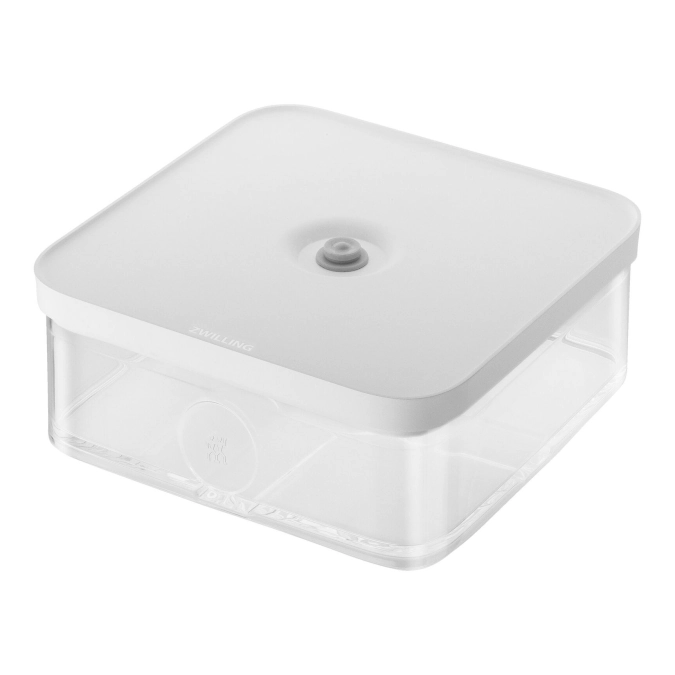 Cube box l, 7.6x21.4x21.4cm, 1.6l, transparent-blanc