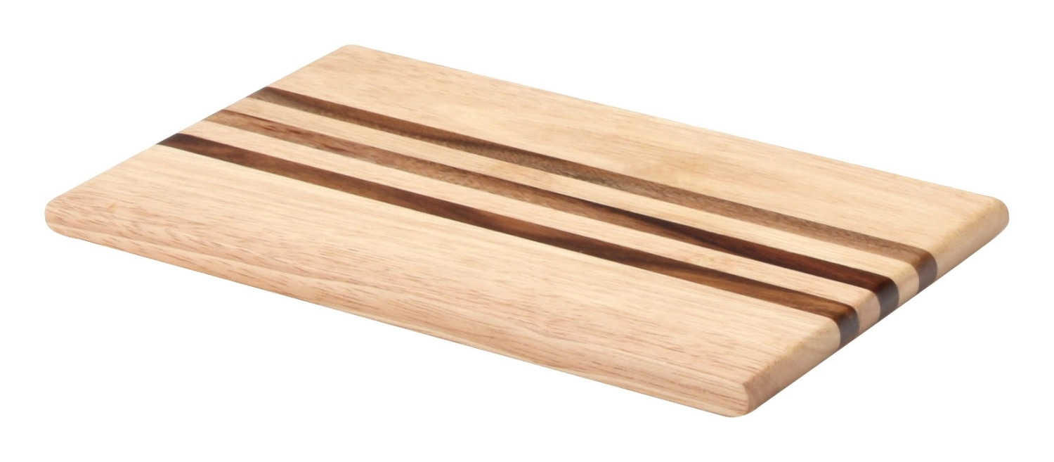 Planche à découper en acacia avec bandes 30x19 cm