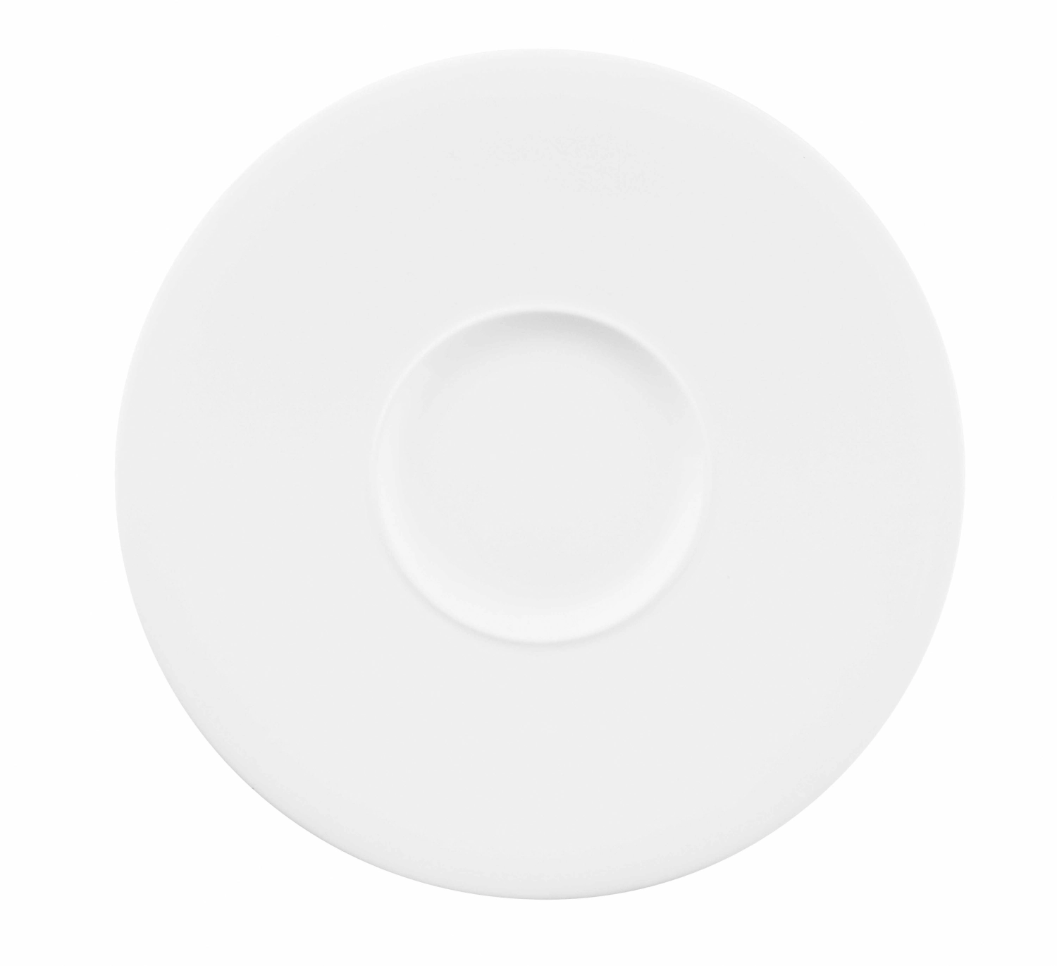 Assiette plate avec bord large de 28cm