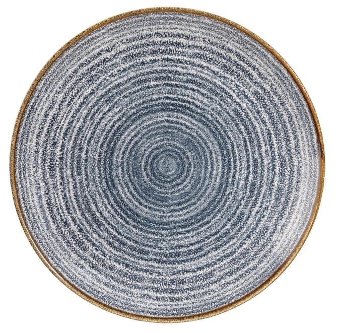 Assiette coupe plate slate blue 28.8cm