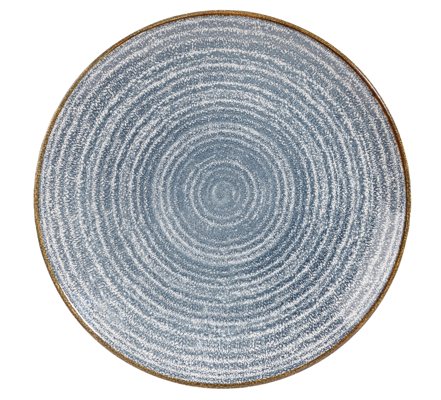 Assiette coupe plate slate blue 26cm