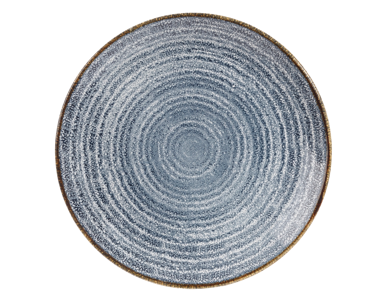 Assiette coupe plate slate blue 21.7cm