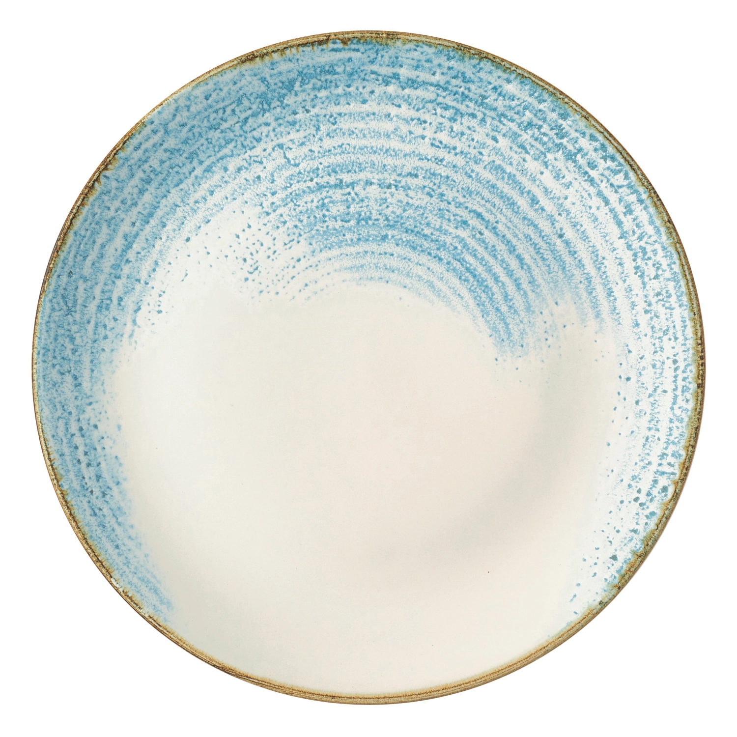 S.P. Homespun Accents Aquamarine Coupe Assiette plate