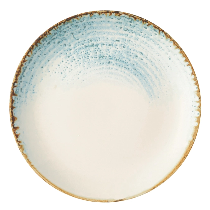 S.P. Homespun Accents Aquamarine Coupe Assiette plate