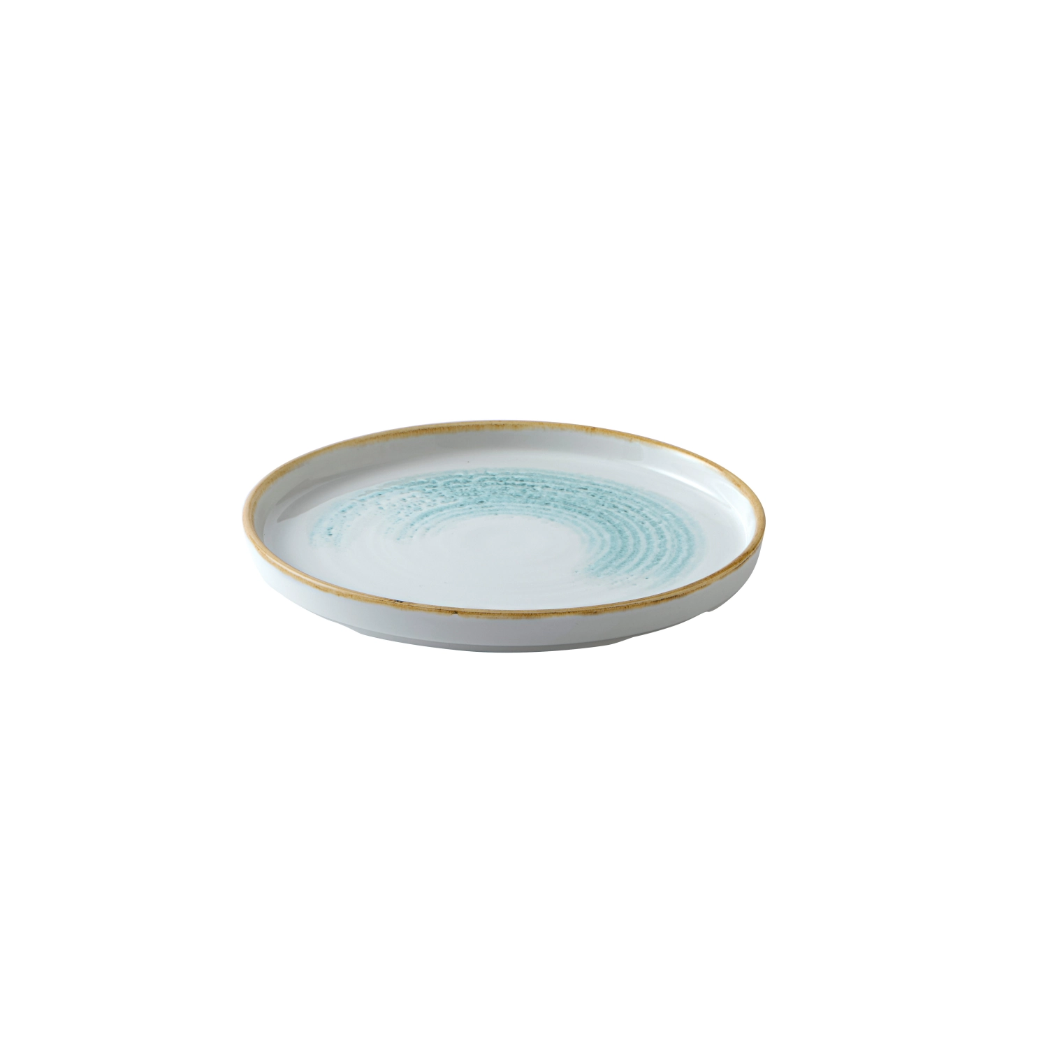 S.P. Homespun Accents Assiette ronde Aquamarine