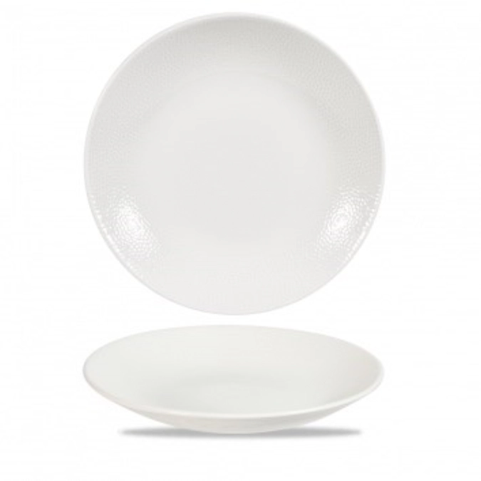 Isla white coupe assiette creuse 28.1cm