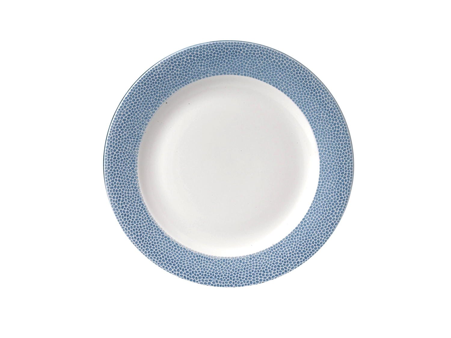 Assiette avec talon 30.5cm isla ocean blue