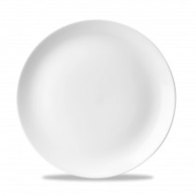 Evolve white coupe assiette 26cm