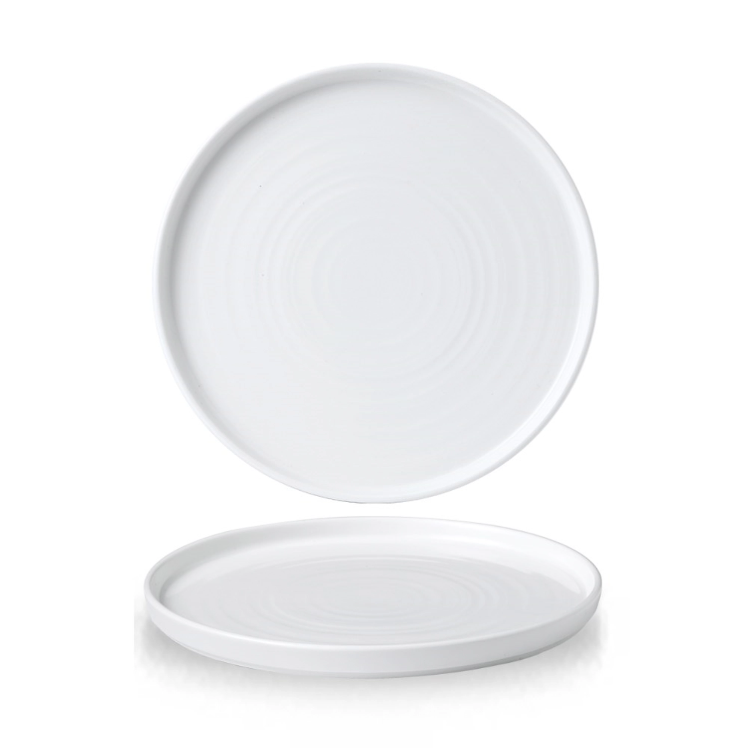 Chef's Plates White Walled Teller flach