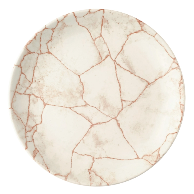 S.P. Kintsugi Coral Coupe Assiette plate