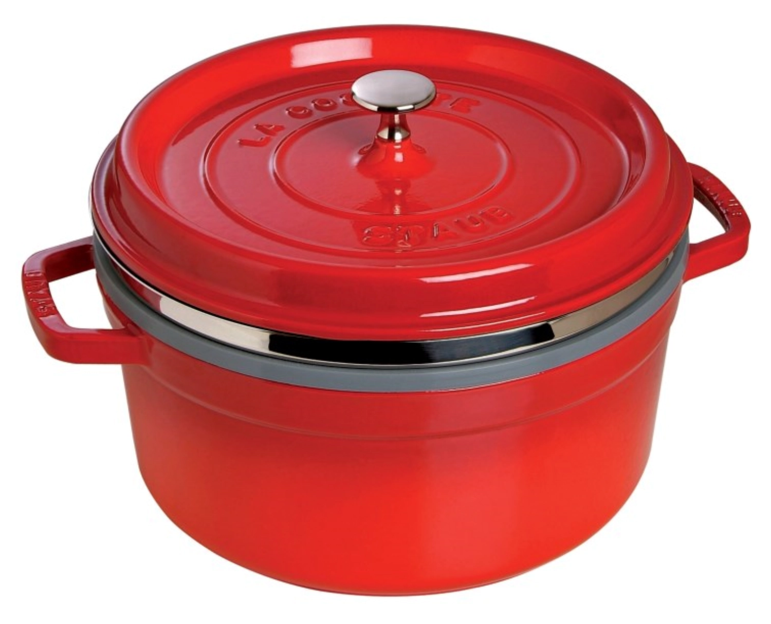 Stcoc10 cocotte +vap. 26 cerise rond