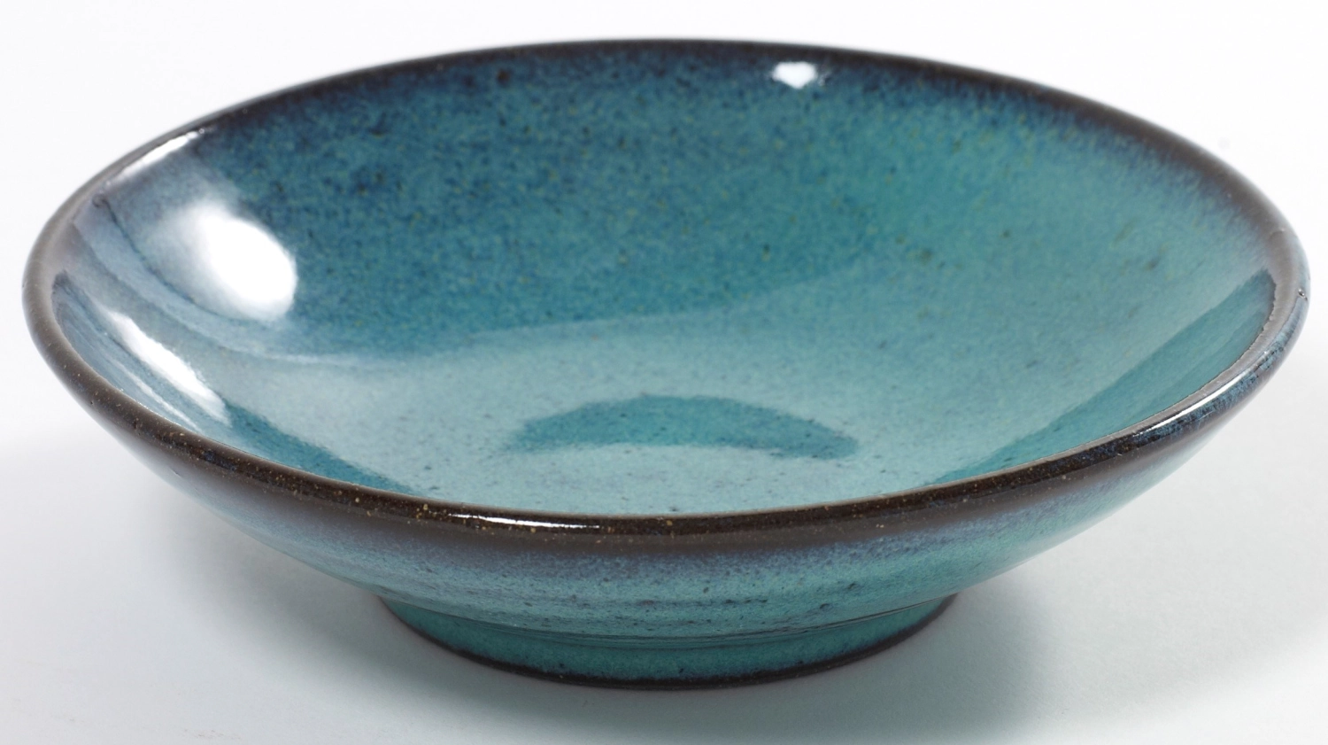 Pascale Naessens AQUA Assiette petite, turquoise 15x4cm