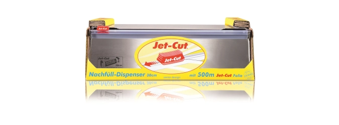 Jet-Cut refill INOX Dispenser + 1 Rolle 30cm x 500m PVC