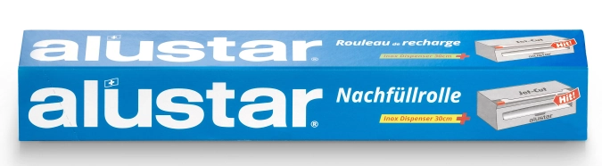 Alustar rouleau de recharge p. Jet-Cut Inox 30 cm x 70 m