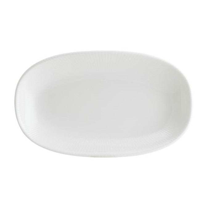 Iris White Gourmet assiette ovale 34x19cm