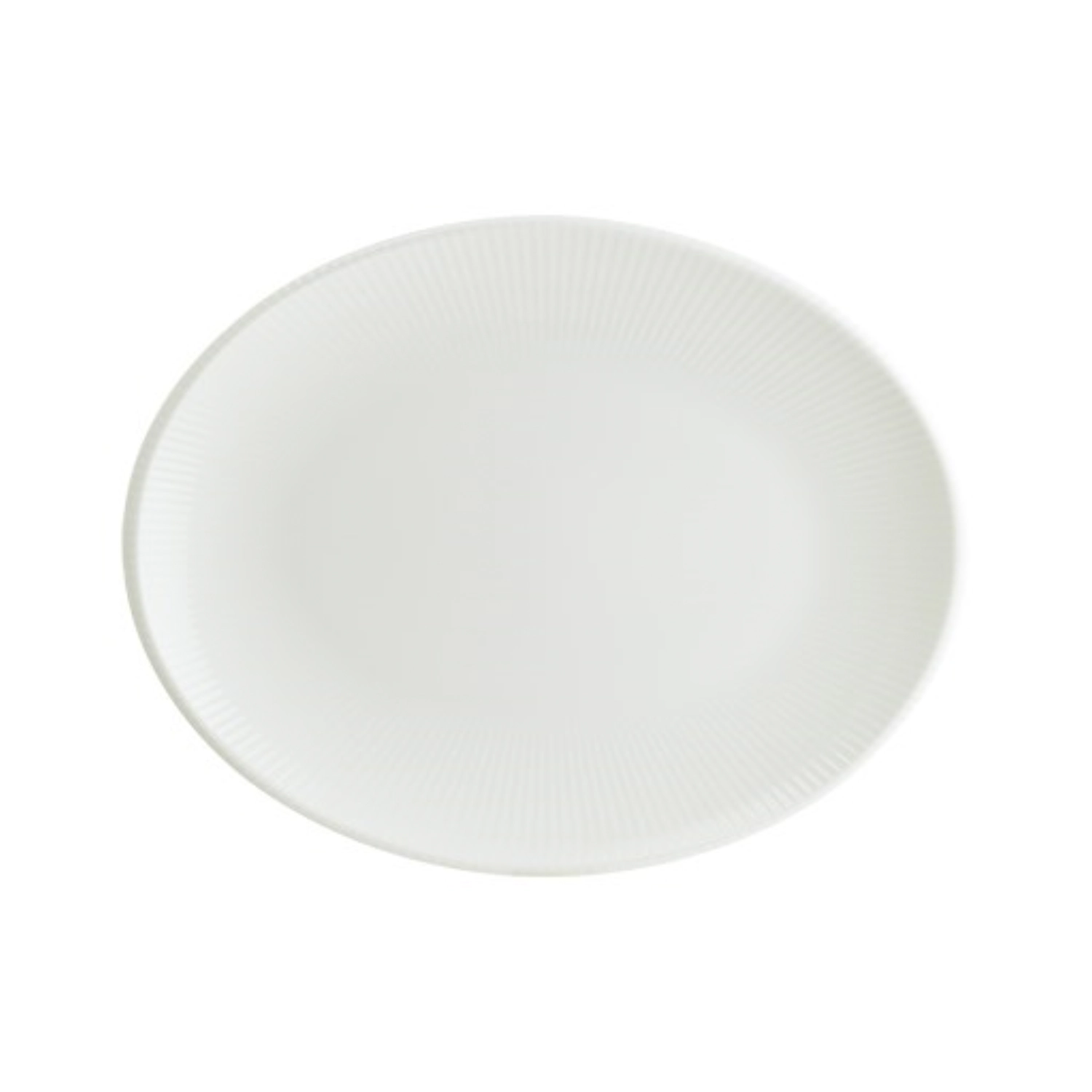 Iris White Moove assiette ovale 25cm