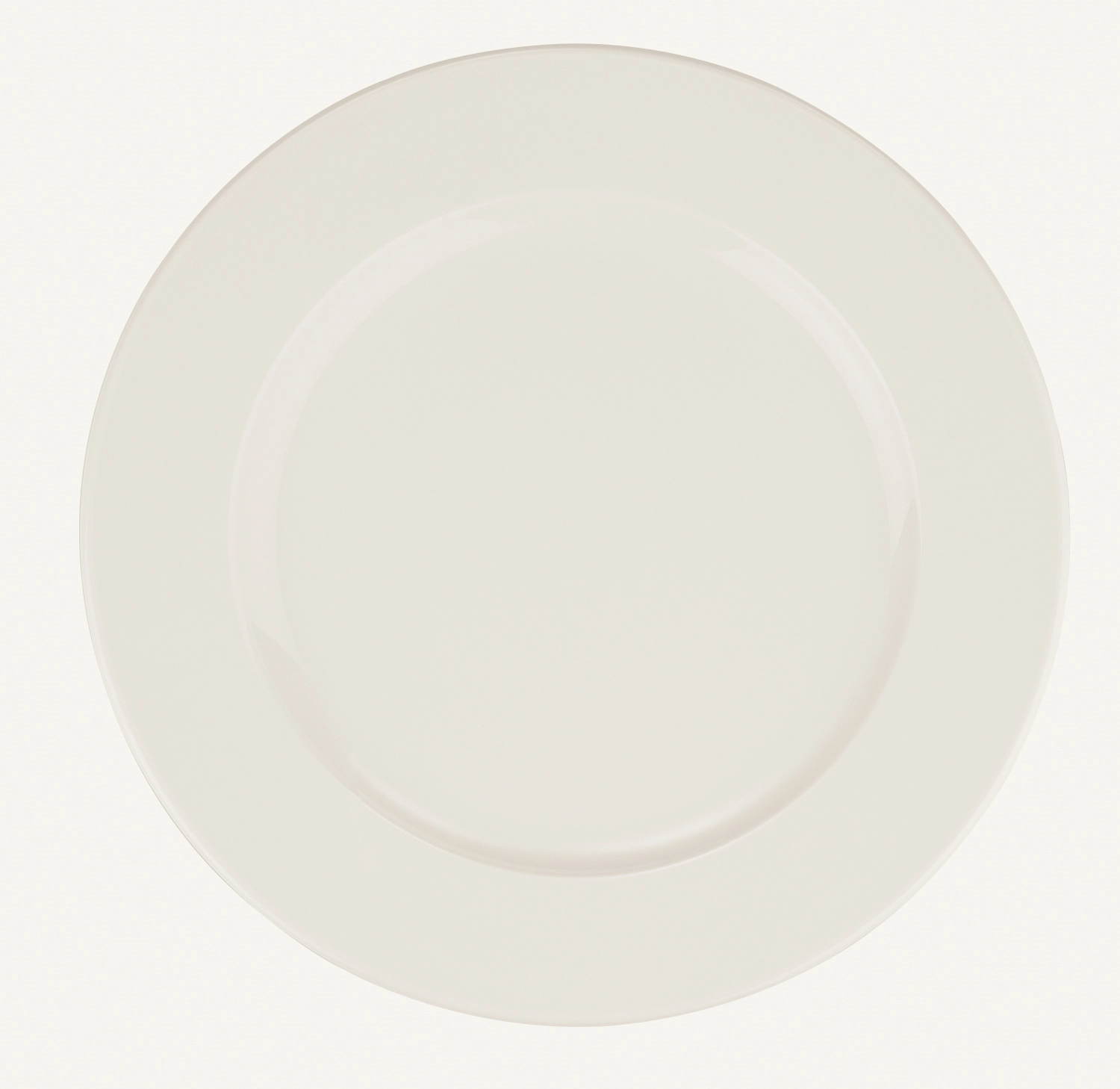 Assiette plate Banquet blanche D19cm