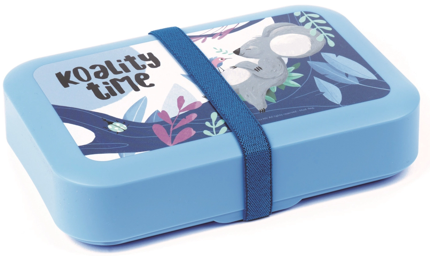 Tropical Teens Lunchbox Koality time  210x140x50 mm  Blau